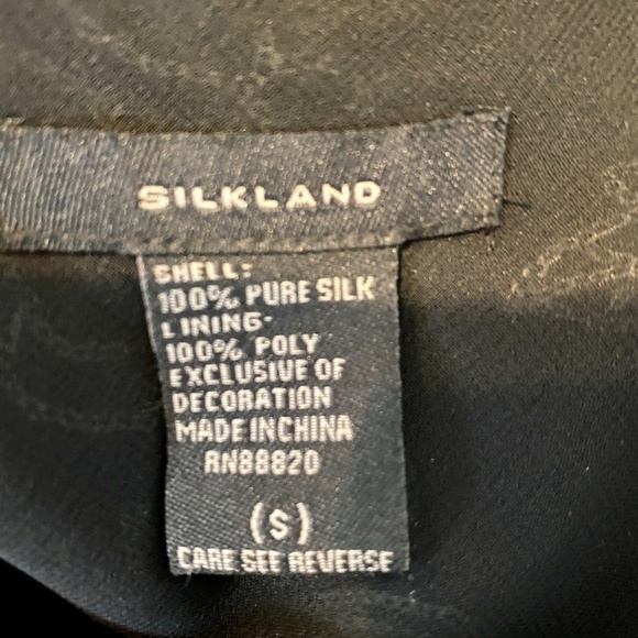 Stunning Silkland Hand Beaded Floral Blouse - Picture 7 of 7